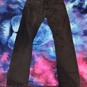 Men's Black Denim Pants